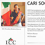 PRINT: Newletter spread for the non-profit ICC